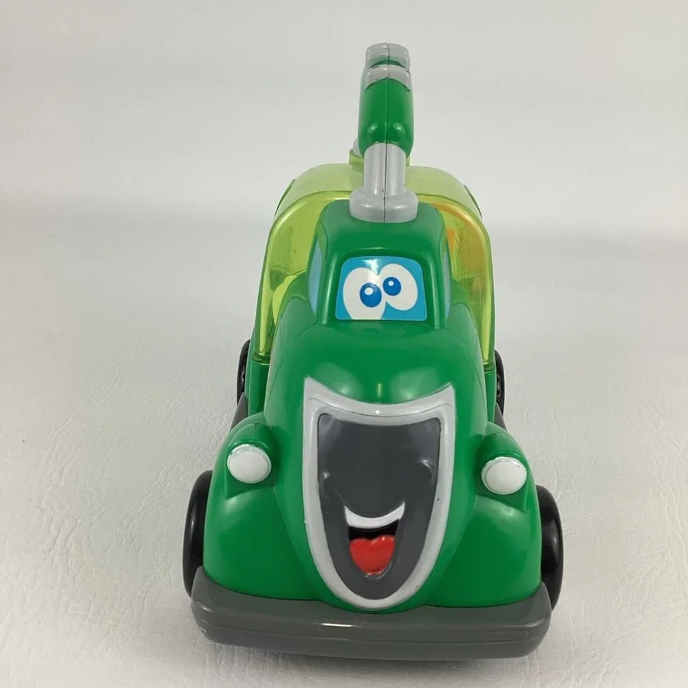 Little Tikes Pop Haulers Recycle Truck Push Pop Along Vehicle Toddler Toy Green